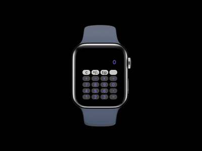 Calculater apple watch calculator dailyui figma ui design ux design
