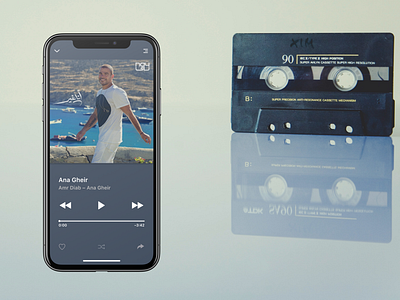 Music app by Judy Ghashim on Dribbble