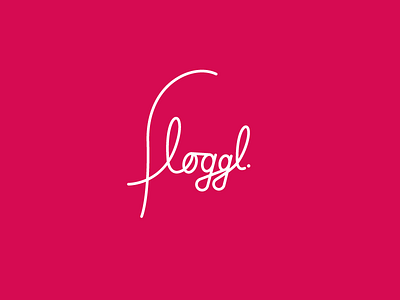 Floggl I advice critique drawn hand help invite logo