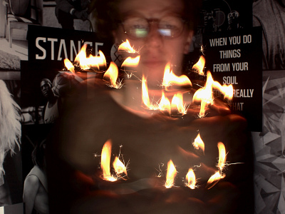 Playing with fire fire lightdrawing photography