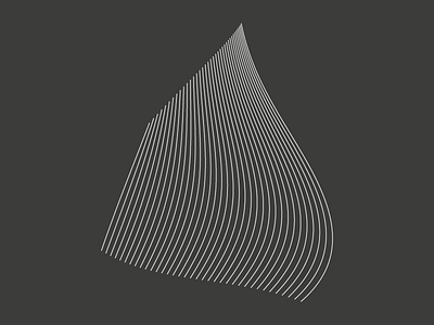 Wave lines moire pattern simple warp wave