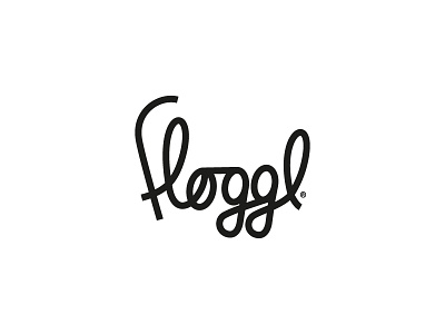 Floggl II advice line logo mark type