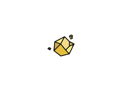 Gold geometric gold icon option package