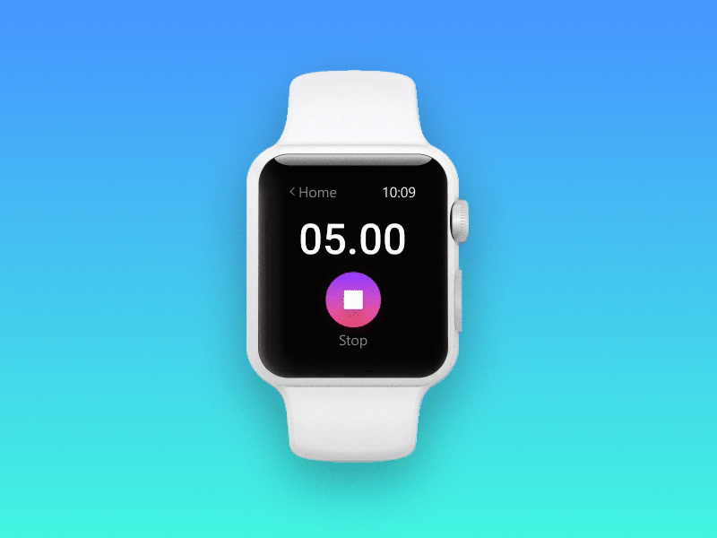Daily UI #014 - Countdown Timer animated gif apple watch daily ui design ui ui design ux visual design