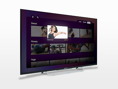 Daily UI #025 - TV App daily ui design mock up mockup tv app ui ui design ux visual design