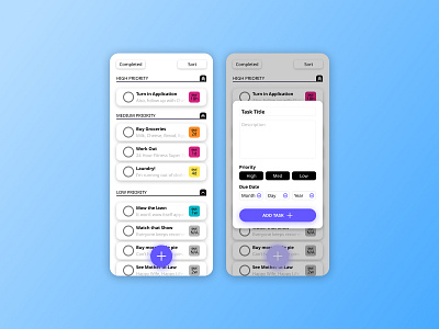 Daily UI #042 - To-Do List app daily ui design mobile reminder reminder app to do to do list ui ui design ux visual design