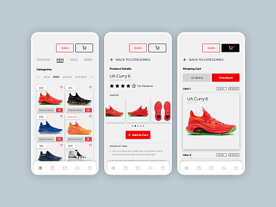 Daily UI #058 - Shopping Cart app daily 100 daily 100 challenge daily ui design mobile product shopping app shopping cart ui ui design ux visual design