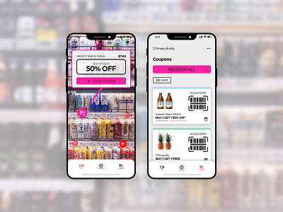 Daily UI #061 - Redeem Coupon app augmented reality coupon daily 100 daily 100 challenge daily ui design mobile shopping app ui ui design ux visual design