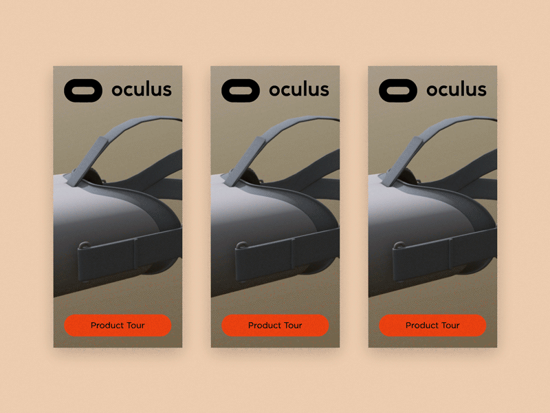 Daily UI #095 - Product Tour daily 100 daily 100 challenge daily ui design oculus product tour ui design visual design