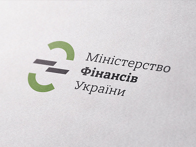Logo for the Ministry of Finance of Ukraine concept logo ukraine