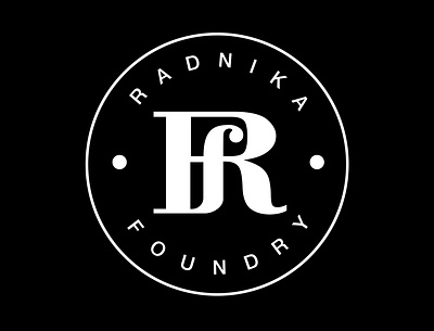 30 Day Logo Challenge #14 | Radnika Foundry 30daylogochallenge design flat logo logo design logos minimal typogaphy