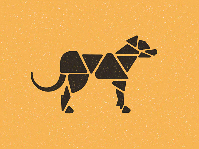 010 Hogan dog dog illustration geometric geometry logo