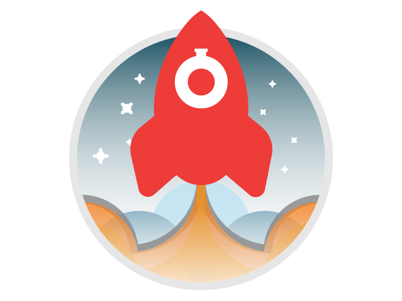 Ready to go live? space vintage retro on boarding vector rockets