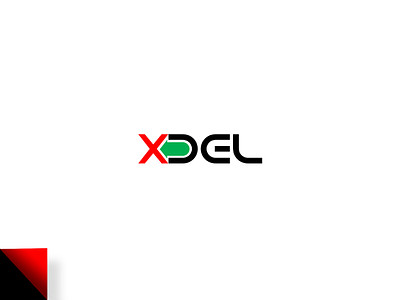 XDel Logo Concept delivery logo redesign brand