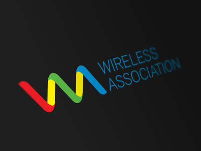 Wireless Association Logo association boise branding idaho identity logo mobile wholesale wireless