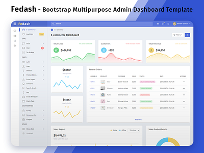 Fedash - Multipurpose Admin Dashboard Template