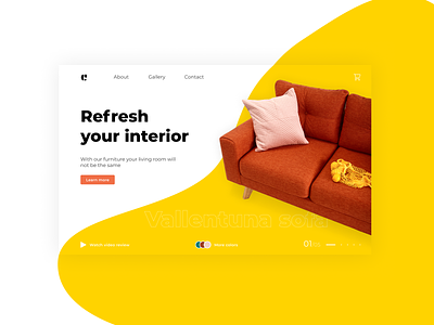 Furniture e-shop concept design figma figmadesign furniture interior ui user experience user interface ux