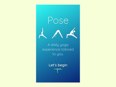 Yoga App Spash Screen app ui