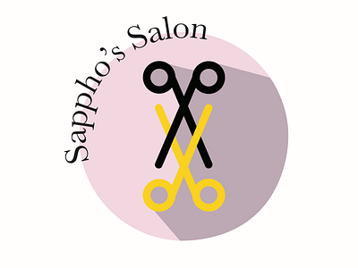 Sappho's Salon brand identity branding branding design design flat icon identity illustration illustrator logo logo design logo design branding minimal vector