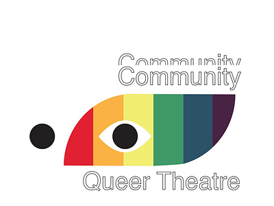 Community Queer Theatre art brand identity branding branding design clean design flat icon identity illustration illustrator lettering logo logo design logo design branding minimal type typography vector