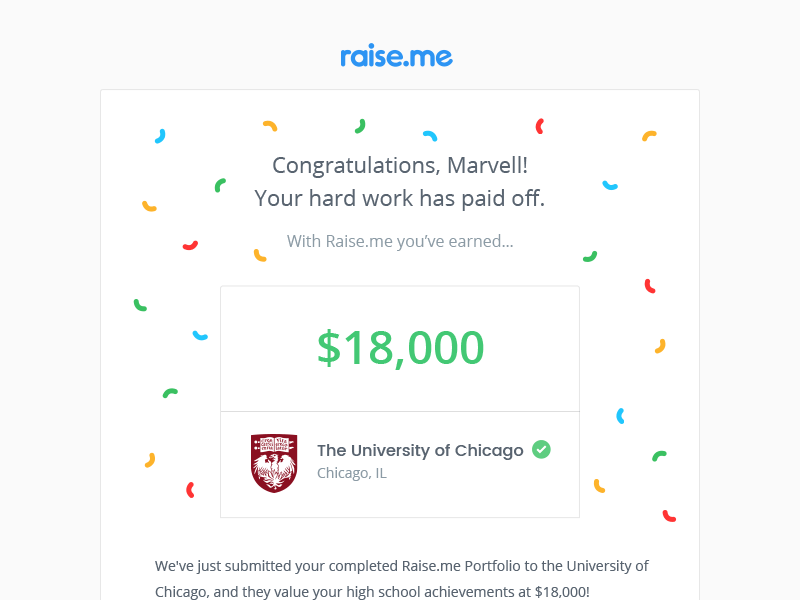 Email Design profile template transaction money education marketing email