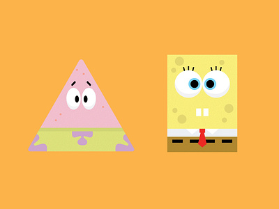 SpongeBob Icons adobe illustrator colors design illustration nickelodeon patrick spongebob vector