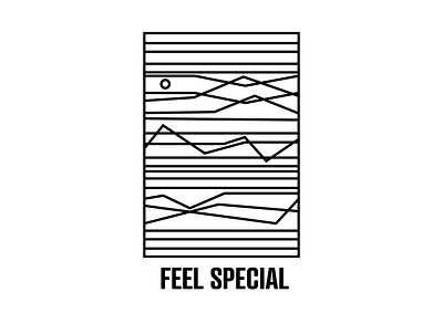 FEEL SPECIAL adobe illustrator design illustration lines minimal simple design