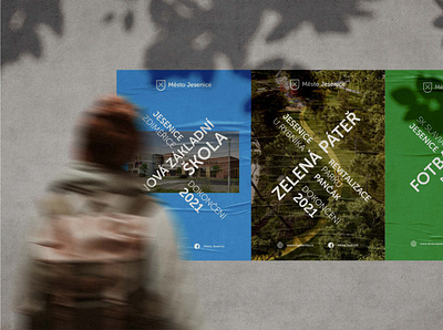 Jesenice City Posters graphic design