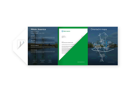 Jesenice City Presentation Folders graphic design