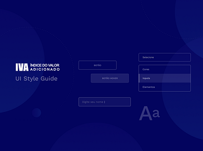 IVA UI Style Guide brasil design ui uidesign userinterface