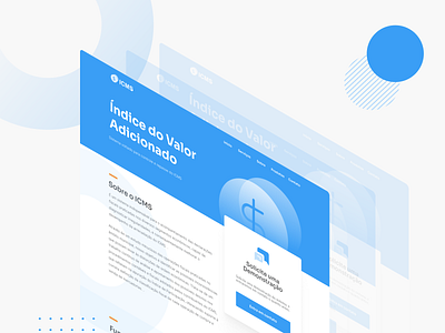 Landing Page - ICMS brasil brazil design illustration saas ui uidesign userinterface