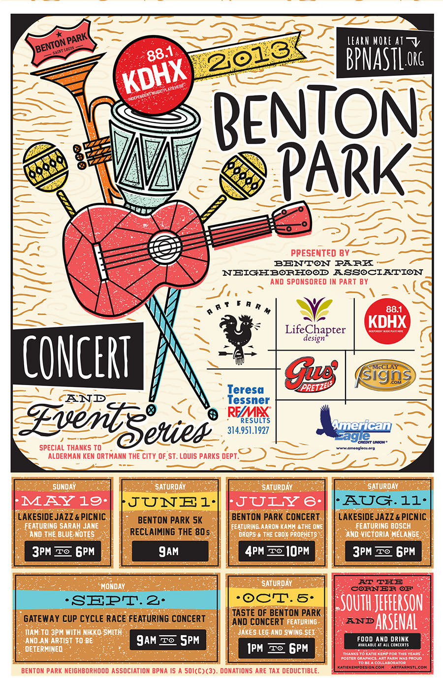 Benton Park Concert & Event Series by katie kemp hileman on Dribbble