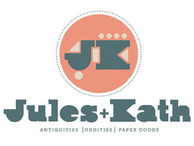 Jules + Kath Logo geo logo