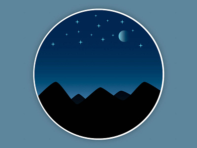 Night Sky adobe illustrator design illustration vector