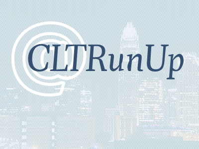 CLTRunUp Logo @ clt pigeon skyline twitter