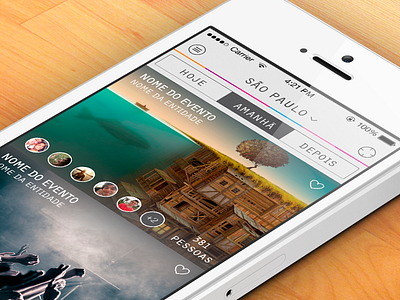 #Partiu - Mobile App app ios7 oi partiu user interface