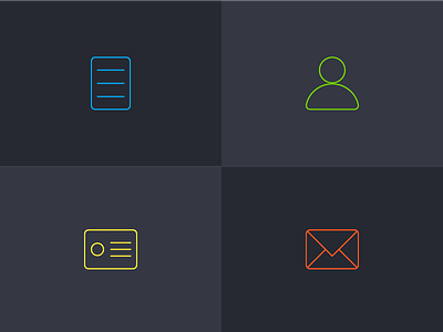 Minimalist icons