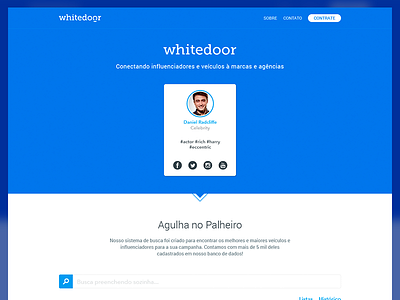 Whitedoor - Landing Page landing page ui webdesign
