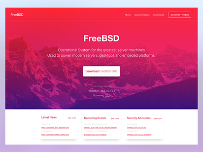 Landing Page (above the fold) #Dailyui #003 003 bsd daily free landing page perobeli ui