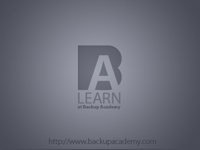 backup academy ID backup academy design logo