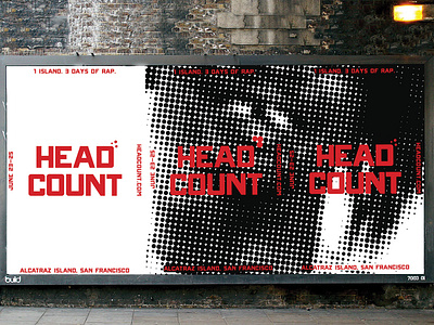 Head Count art direction branding graphic design print design