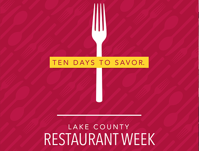 Restaurant Week branding fork restaurant week