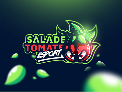 Salade Tomate eSport bretagne didier esport gaming graphiste illustration laureaux logo mascot morlaix