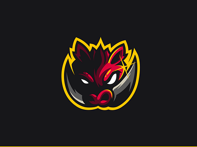 Boar Mascot Logo boar bretagne didier esport gaming graphiste laureaux logo mascot mascotlogo