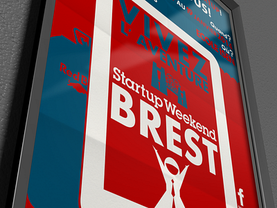 Startup Weekend Brest Display affiche brest didier laureaux display logo mock up startup weekend