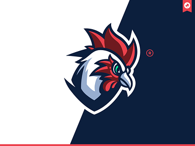 Cock Mascot Logo branding brawlhalla bretagne chicken cock didier esport gaming graphiste illustration laureaux logo mascot mascot logo