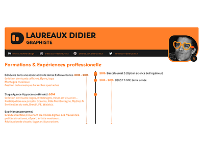 Header CV bretagne didier francais graphiste identity laureaux logo