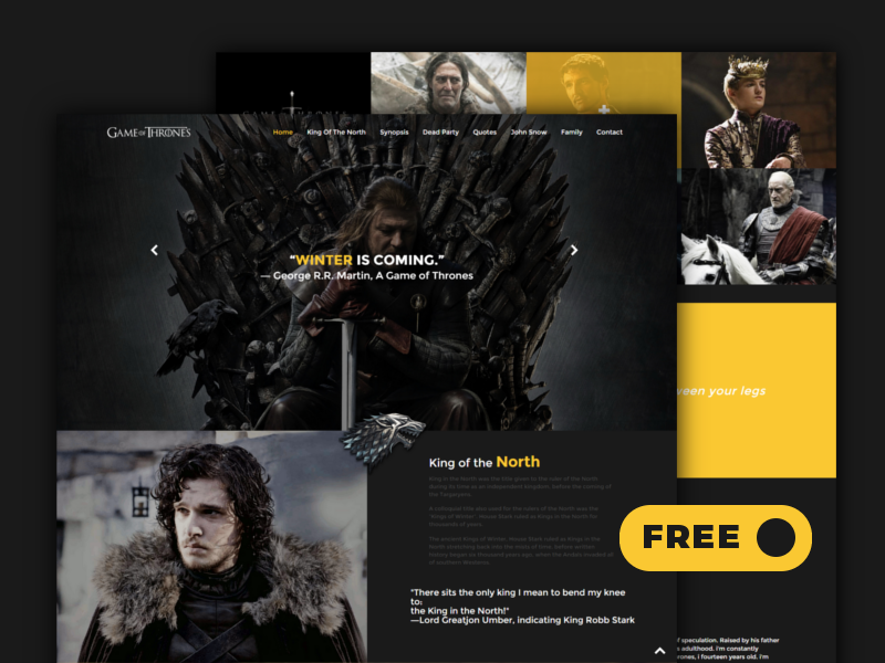 game of thrones font html