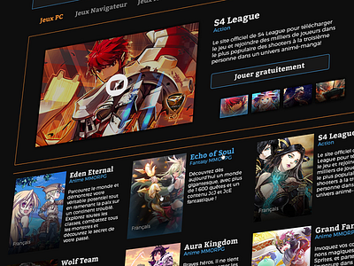 Aeria Games Redesign Part 2 aeria app didier games gif laureaux mobile redesign