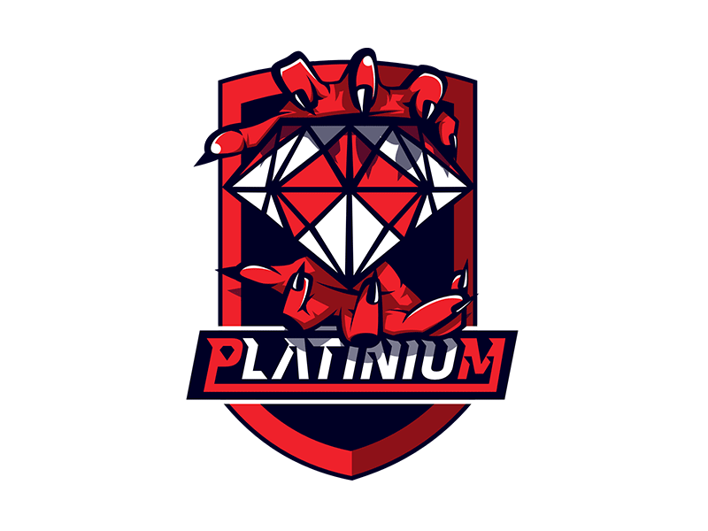 Work Progress GIF - Platinium Identity animation diamond didier gif laureaux logo platinium red shield